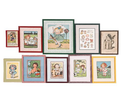 WIEDERSEIM PRINTSSeven framed and