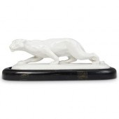 WIEN PORCELAIN JAGUAR FIGURINE
