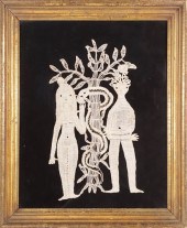 WIENER WERKSTATTE LACE WORK "T