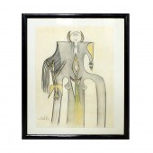 WIFREDO LAM (1902 - 1982) LITH