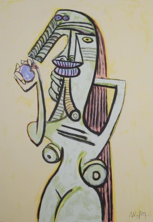 WIFREDO LAM, CUBIST NUDE