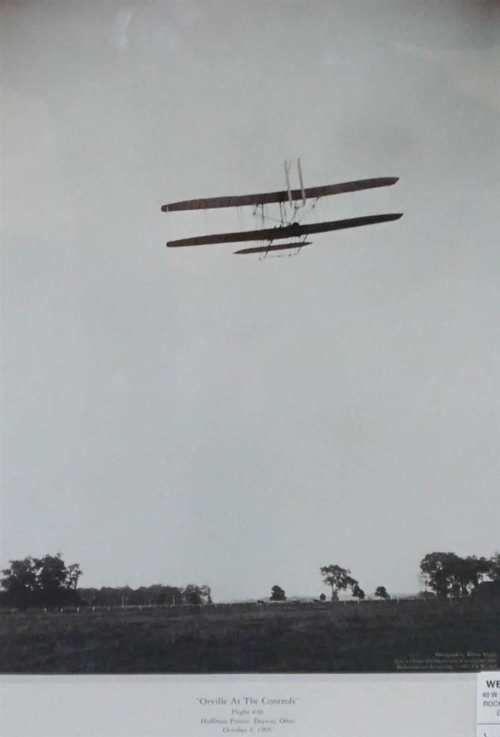 WILBER WRIGHT, ORVILLE AT THE
