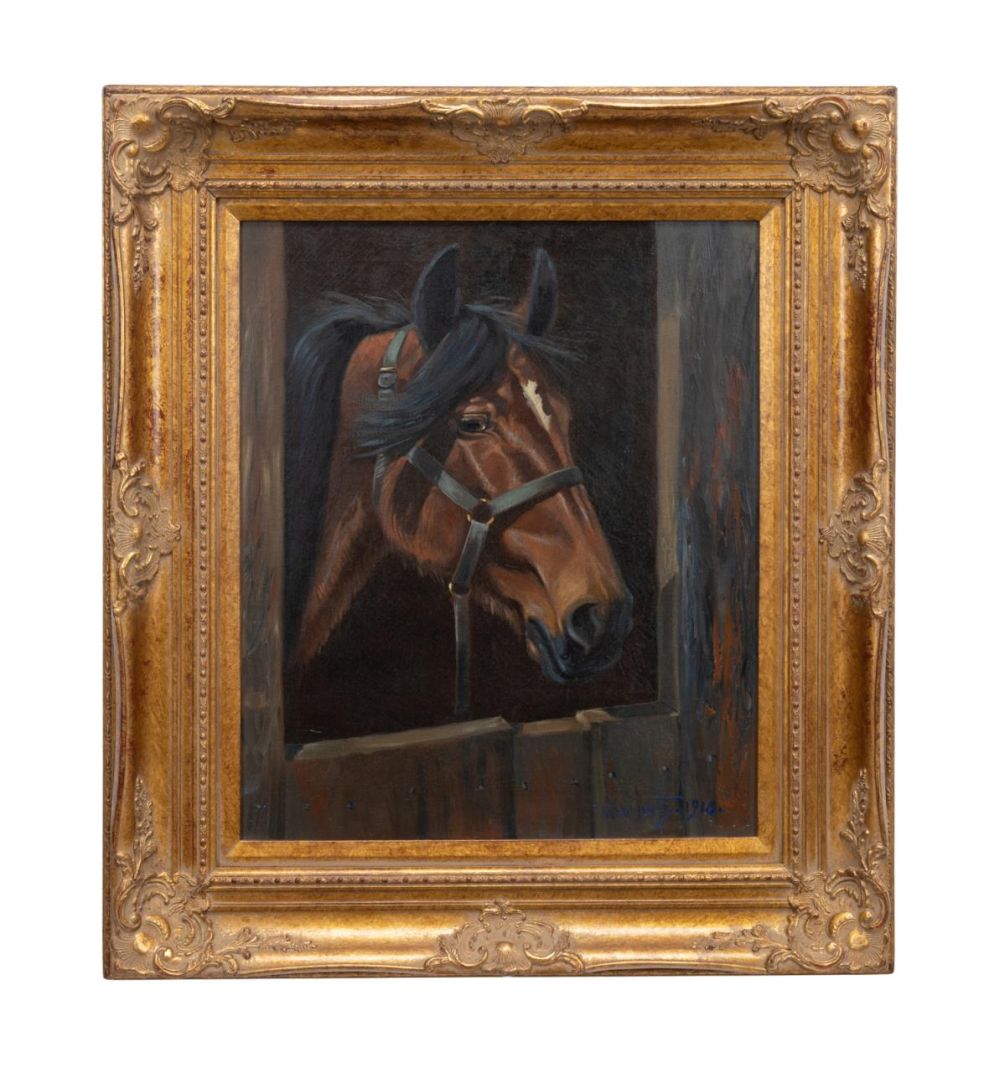 WILBUR DUNTLEY 'HORSE PORTRAIT' OIL