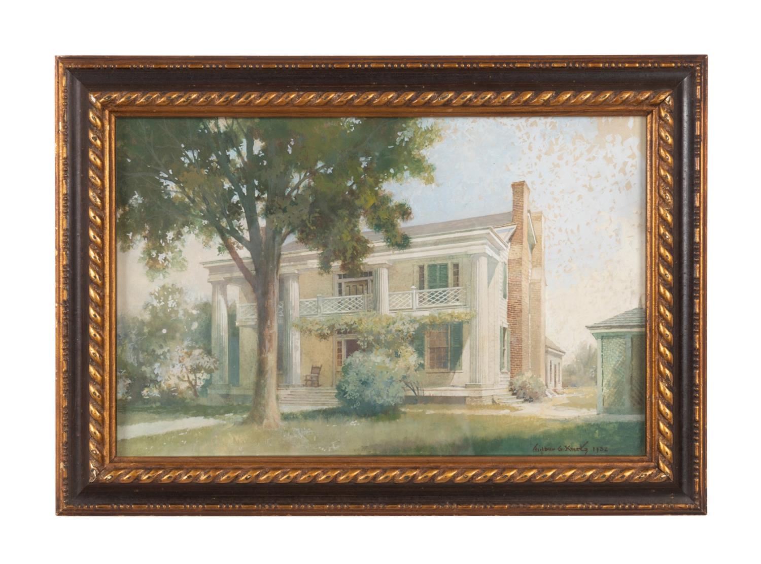 WILBUR KURTZ 'FOREST HOME,' 1932,