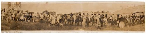 WILD WEST SHOW AND CIRCUS CAST