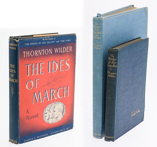 WILDER, THORNTON, 3 SIGNED