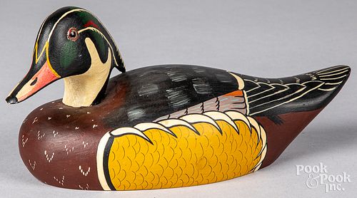 WILDFOWLER CARVED AND PAINTED