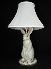 Wildwood Lamps porcelain rabbi