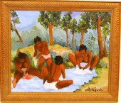 Wilfred Louis  oil on canvas