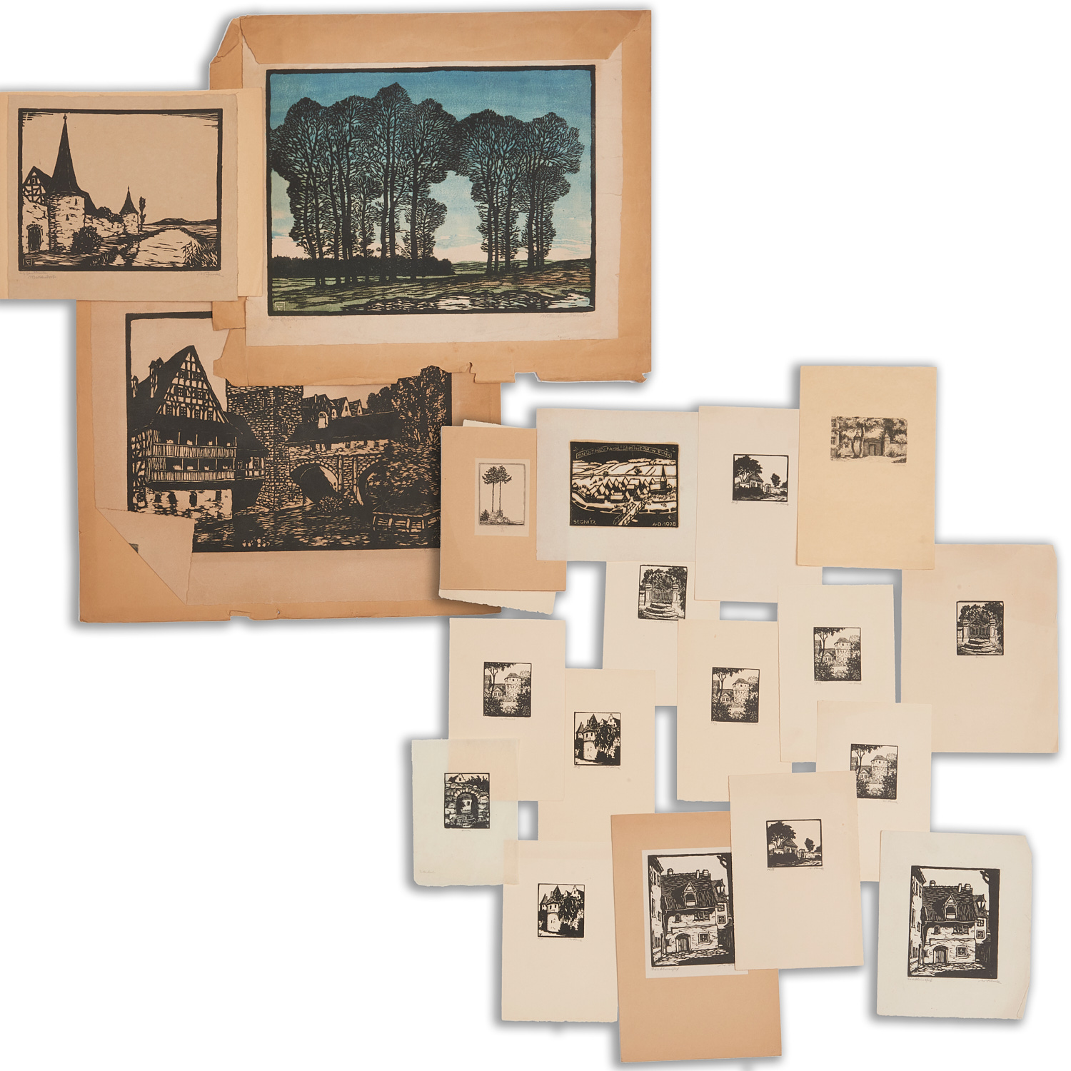 WILHELM FUNK, WOODCUT COLLECTION