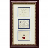 WILHELM II, AUTOGRAPH LETTER T