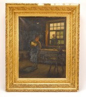 WILHELM ZIMMER INTERIOR GENRE