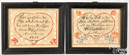WILHELMUS ANTONIUS FABER, PAIR OF