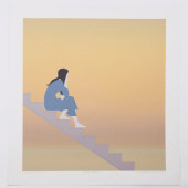 WILL BARNET (1911-2012): STAIR