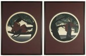 WILL BARNET TWO SCREENPRINTSWI
