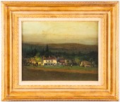 WILL SPARKS "VILLAGE SCENE" OI