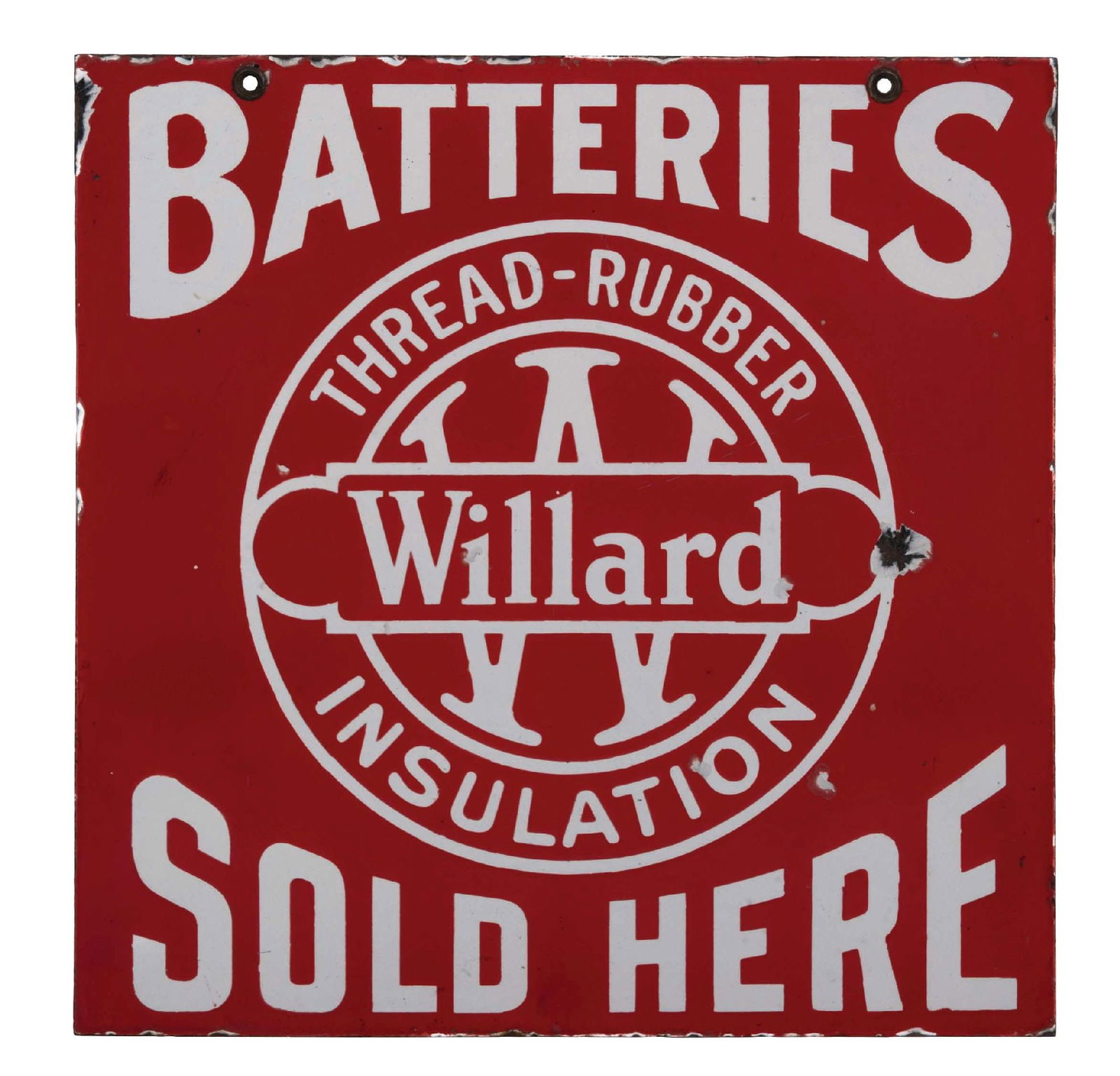 WILLARD BATTERIES SOLD HERE