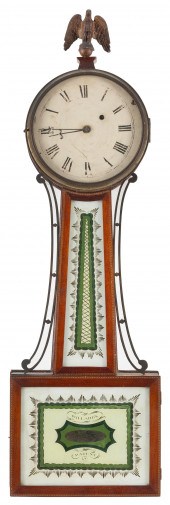 WILLARD-STYLE BANJO CLOCK 19TH