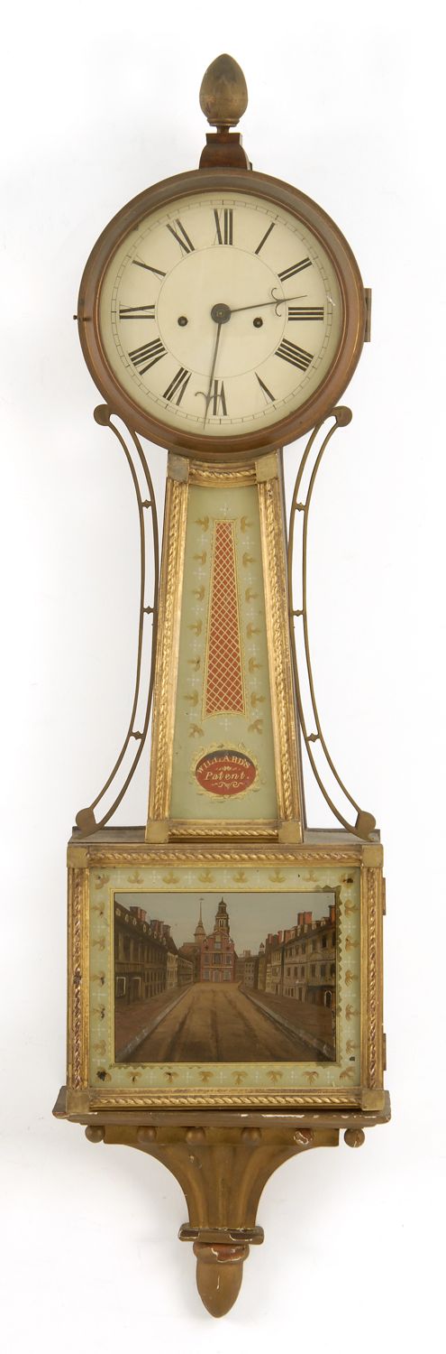 WILLARD'S PATENT BANJO CLOCKCirca