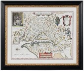 WILLEM BLAEU - MAP OF VIRGINIA