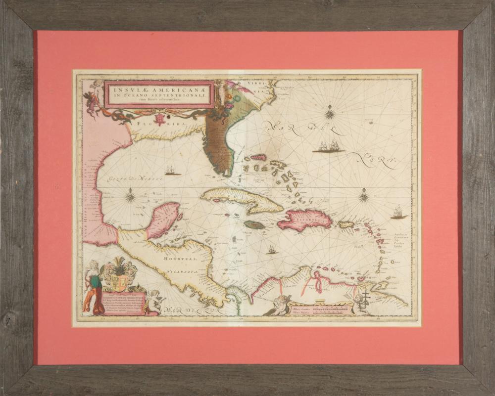 WILLEM BLAEU, MAPBlaeu, Willem ,