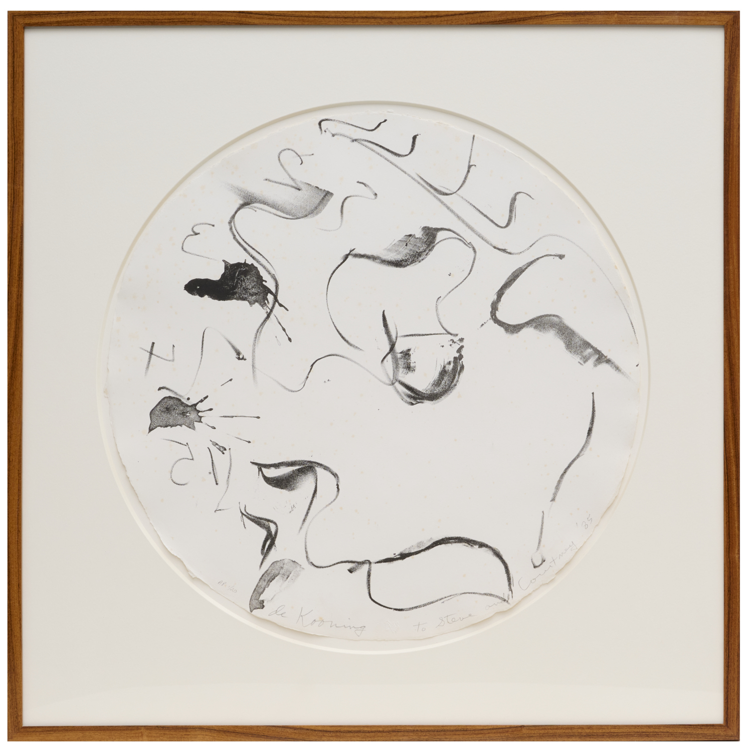 WILLEM DE KOONING, BLACK & WHITE