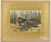 WILLEM DE ZWART, WATERCOLOR LA