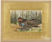 WILLEM DE ZWART, WATERCOLOR LA