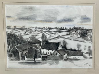 Willem Paerels charcoal on paper,