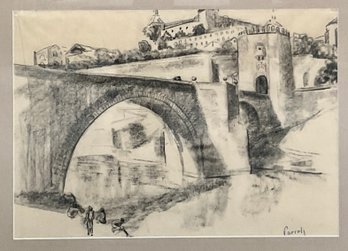 Willem Paerels charcoal on paper,