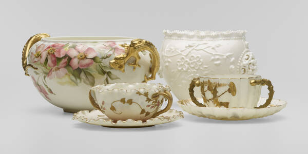 Willets Belleek. Collection of four