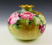 WILLETS BELLEEK FLORAL VASE SI