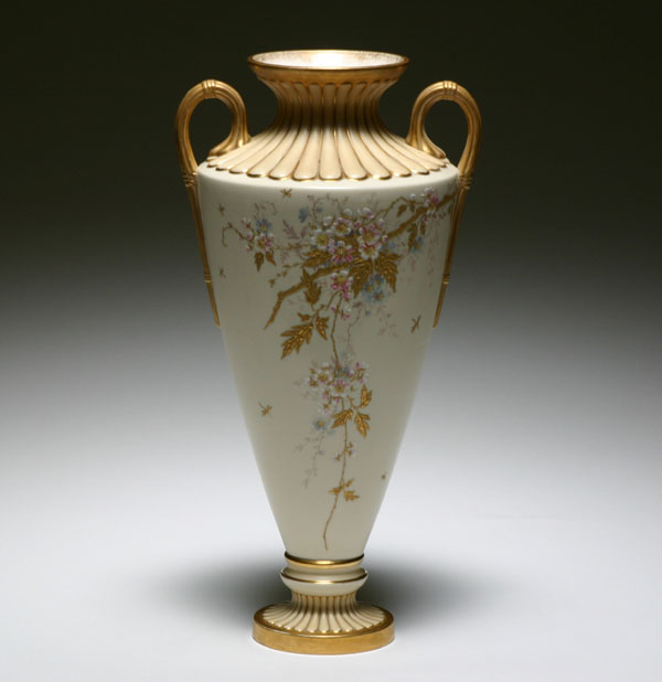 Willets Belleek tall hand painted