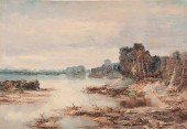 WILLI BAUER - LANDSCAPE WITH M