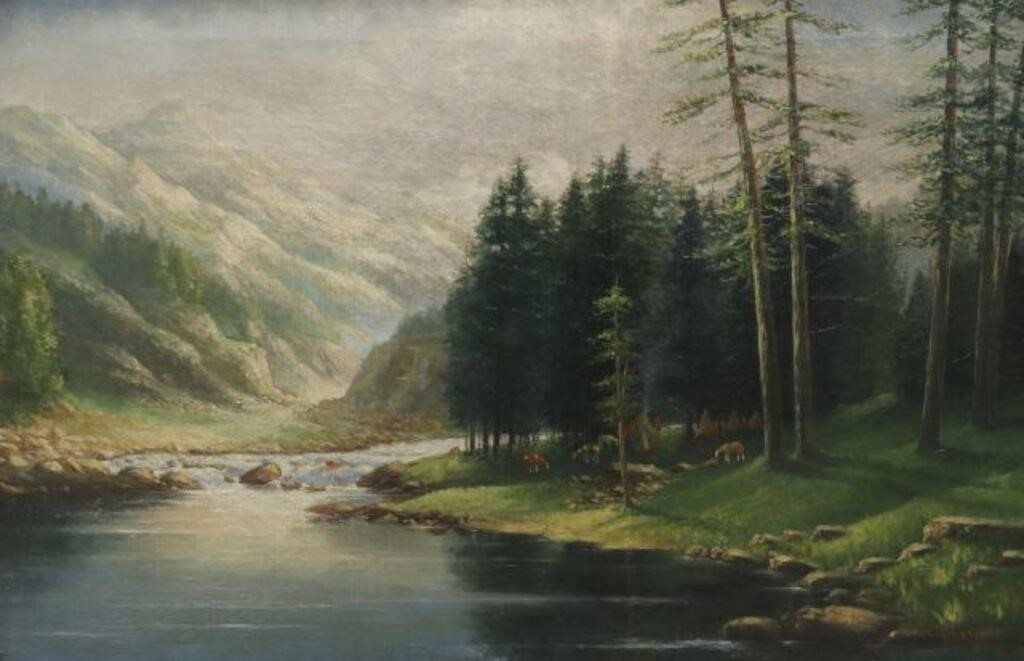 WILLIAM A. CARSON (1867-1949) RIVER