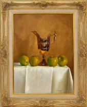 WILLIAM ACHEFF (B. 1947) OIL O