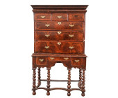 WILLIAM &AMP; MARY BURL WALNUT