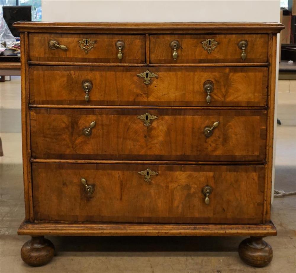 WILLIAM AND MARY BURL WALNUT