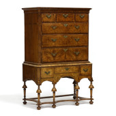 WILLIAM AND MARY BURL WOOD CHE