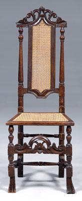 William and Mary caned side