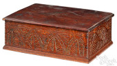WILLIAM AND MARY CARVED OAK BI