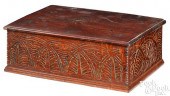 WILLIAM AND MARY CARVED OAK BI