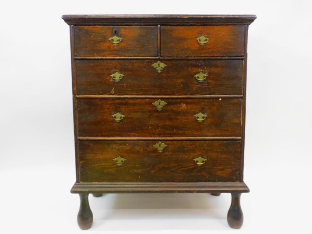WILLIAM AND MARY CHEST OF