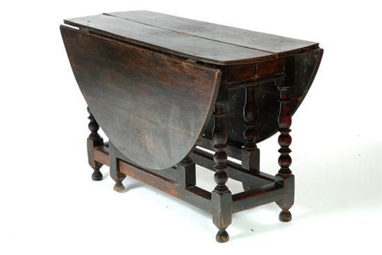 WILLIAM AND MARY GATE-LEG TABLE. 