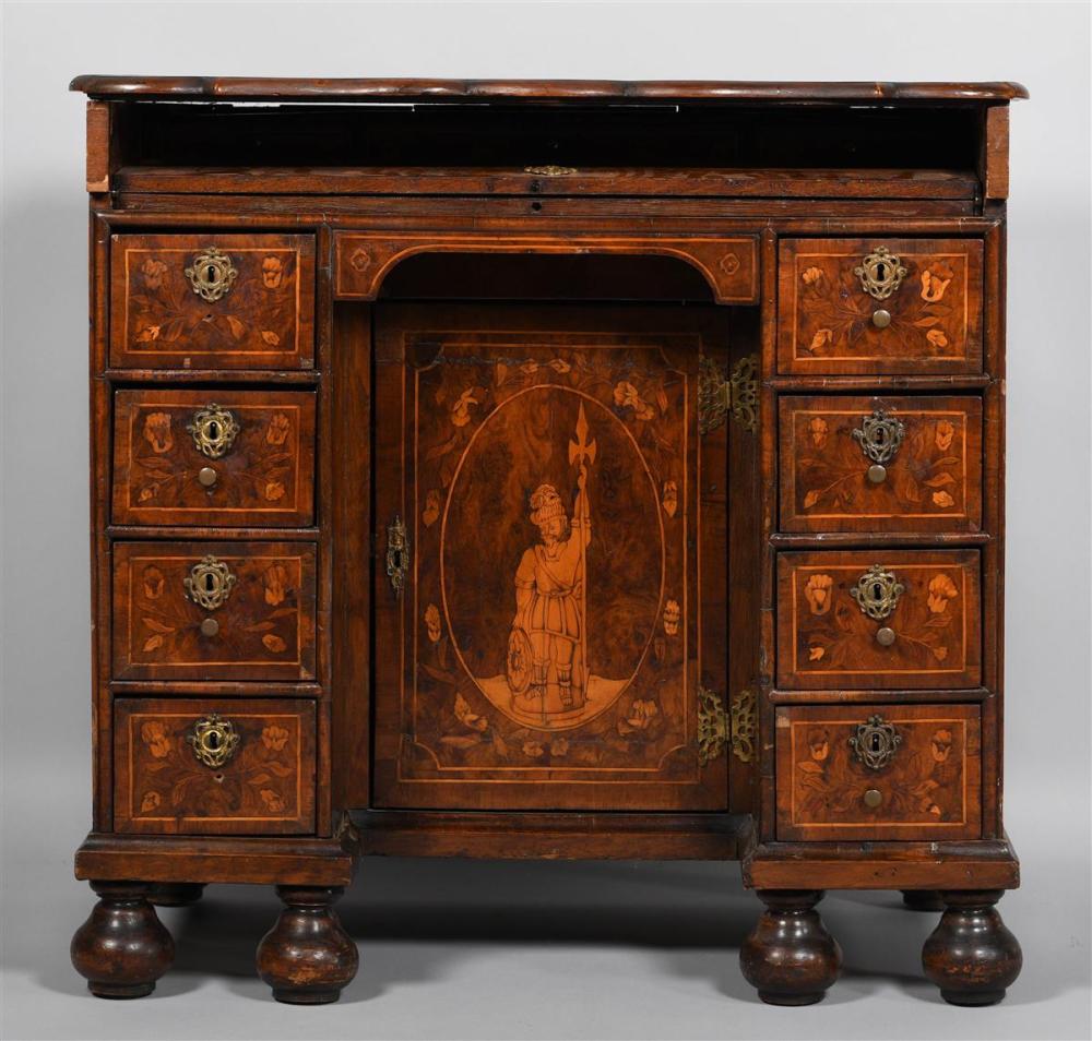 WILLIAM AND MARY MARQUETRY INLAID