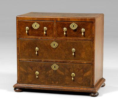 William and Mary style burlwood