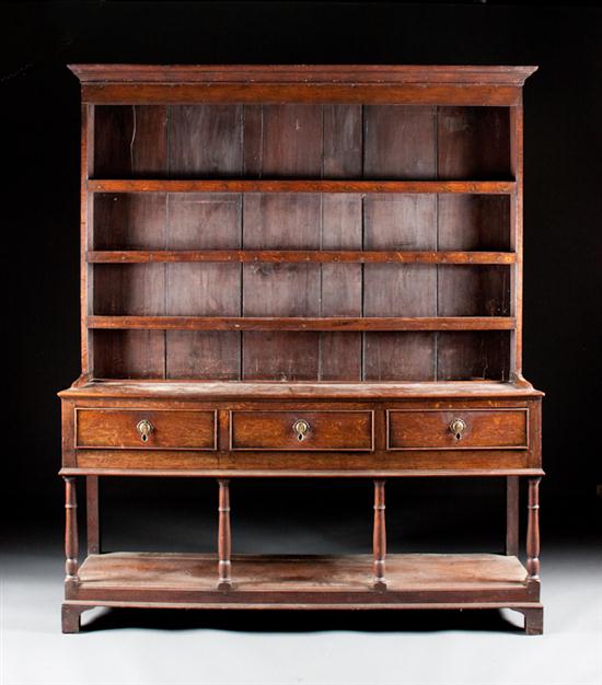 William and Mary style carved oak