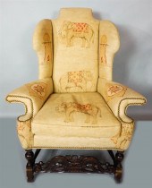 WILLIAM AND MARY STYLE CARVED
