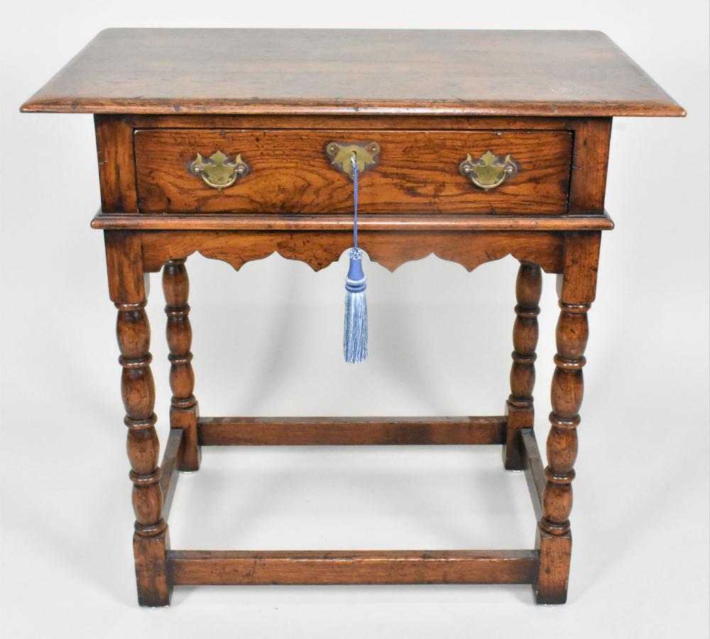 WILLIAM AND MARY STYLE OAK SIDE