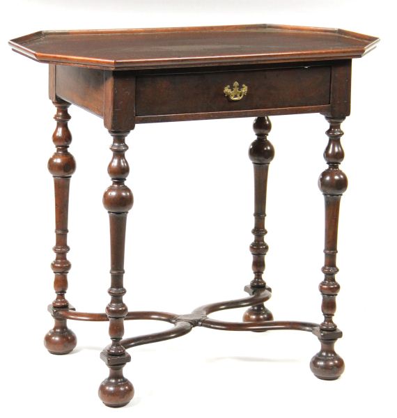 William and Mary Style One Drawer